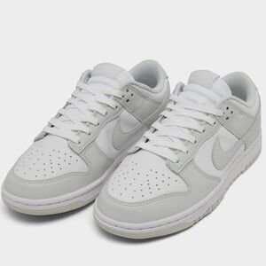 WOMEN'S NIKE DUNK LOW RETRO CASUAL SHOES- White/Photon Dust/White